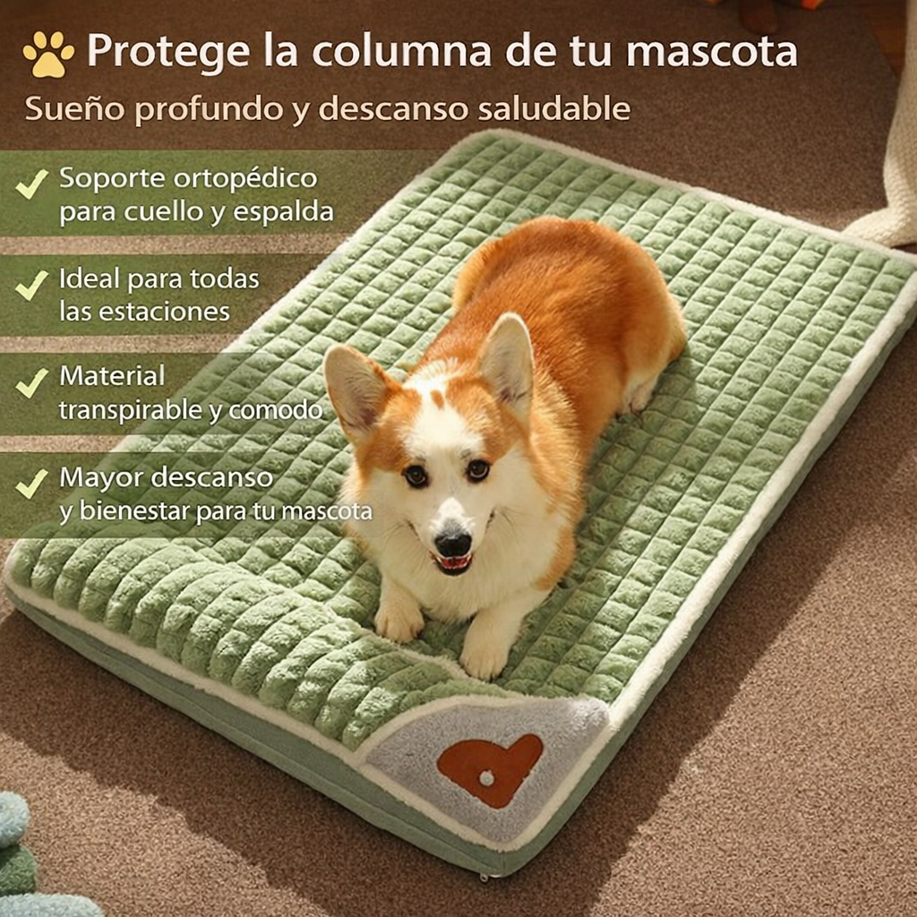 Cama Ortopédica Lavable para Mascotas - Super Suave!!